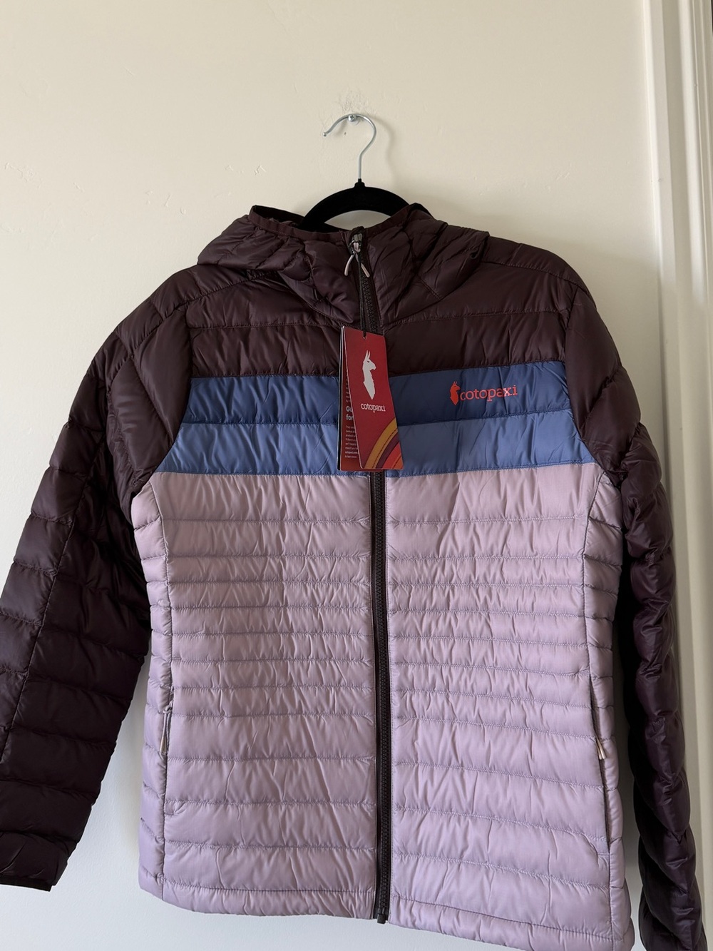 Cotopaxi Fuego Down Hooded Jacket Coffee/Quartz